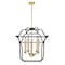 Cwi Lighting Tudor 5 Light Chandelier With Satin Gold & Black Finish 1223P16-5-602 - alternate 5